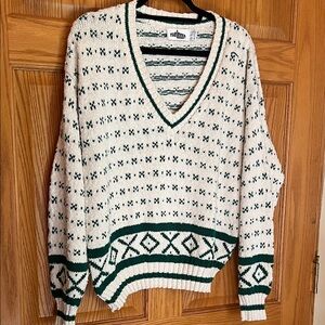 80’s Vintage The Lodge V-Neck Sweater